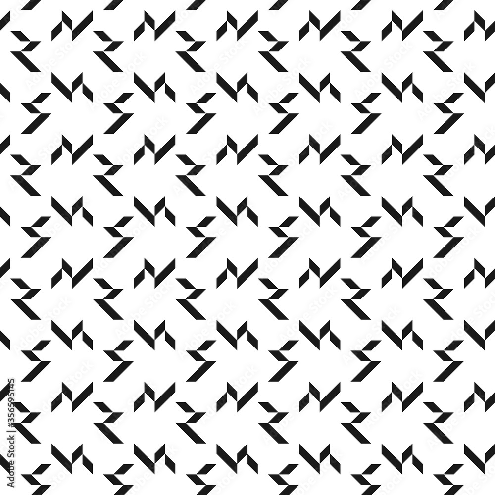 Seamless geometric abstract pattern with elements of grass Seamless geometric abstract pattern with elements of grass