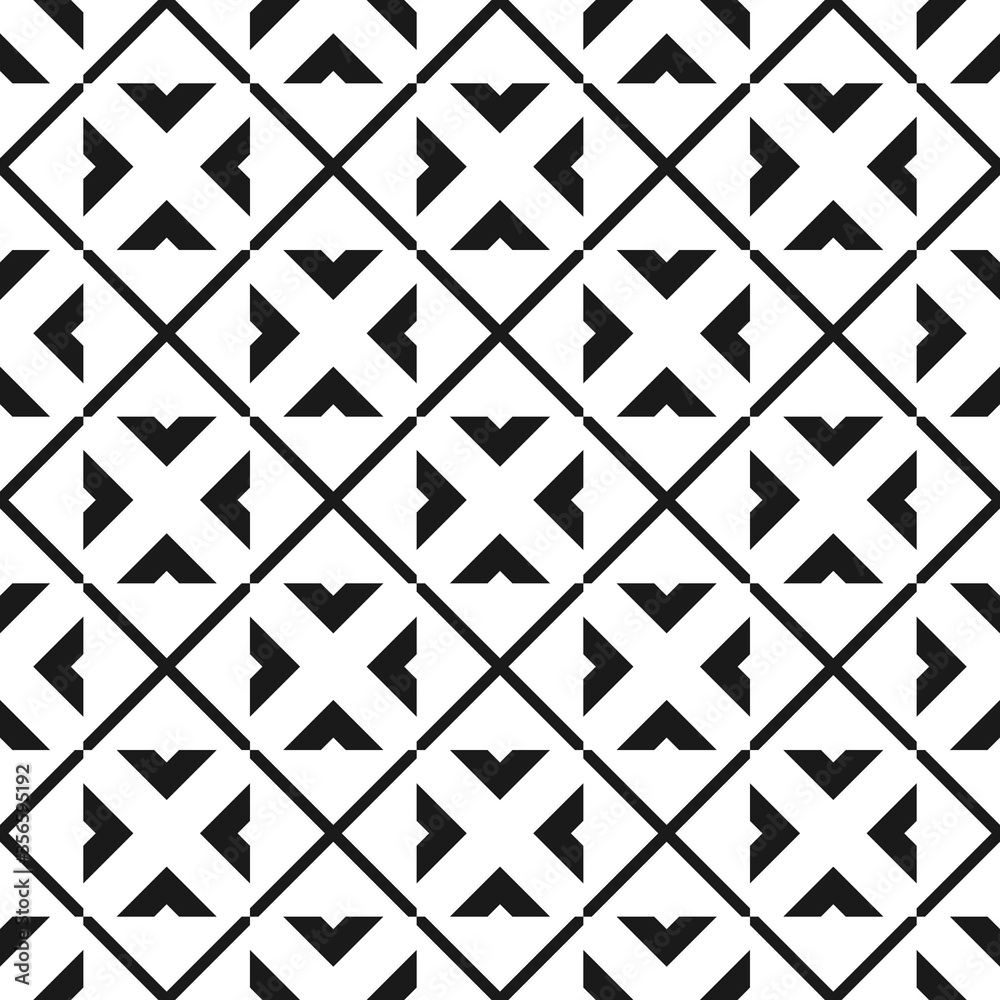 Seamless geometric abstract pattern