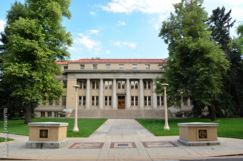 Colorado State University Administrative Building in Fort Collins, Colorado photo