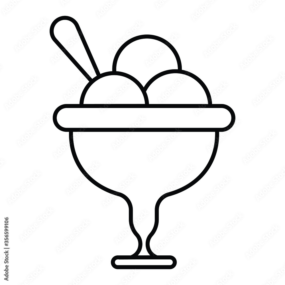 Ice Cream - Icon vector illustration Ice Cream - Icon vector illustration
