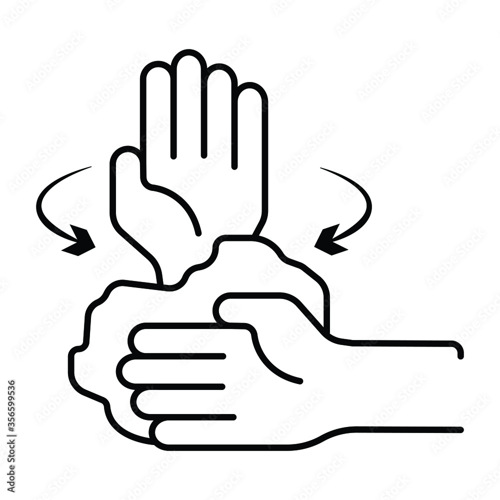 Washing hands icon vector illustration Washing hands icon vector illustration
