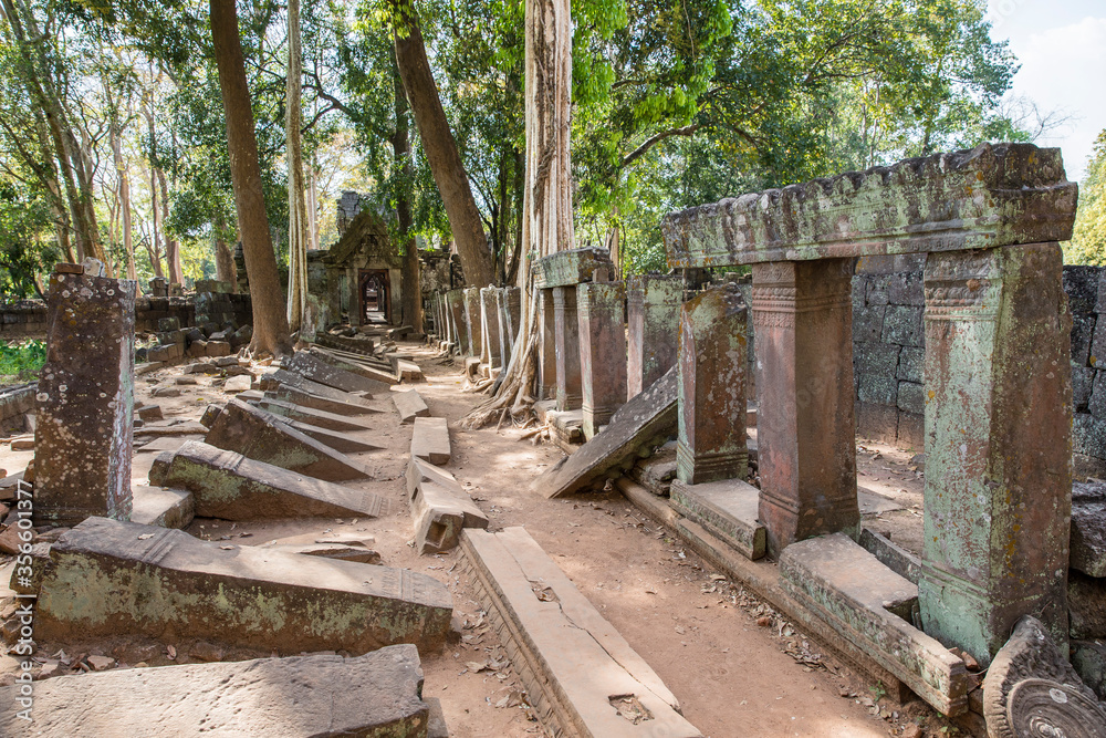 Beng Mealea Temple is a temple in the Angkor Wat style located east of the main group of temples at Angkor, Siem Reap, Cambodia.