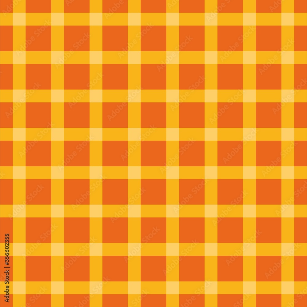 Seamless pattern with orange chequered design Seamless pattern with orange chequered design