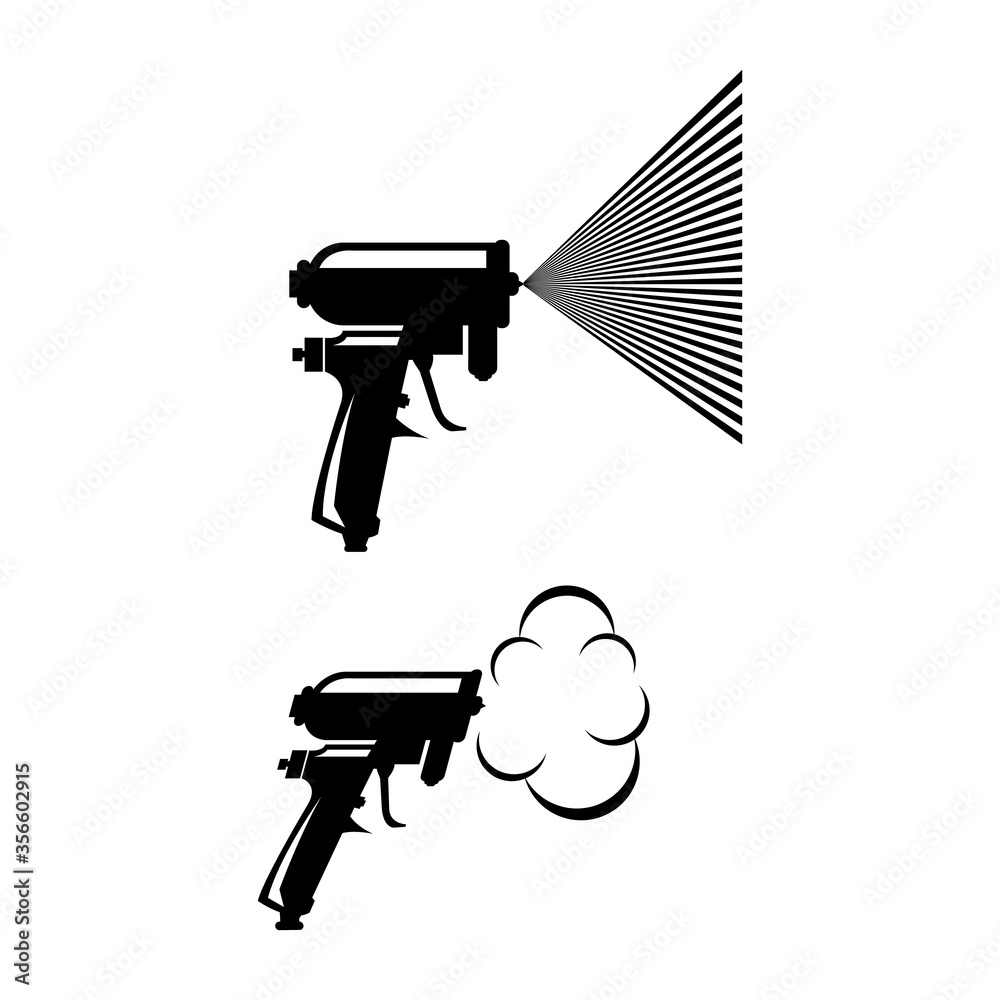 Vecteur Stock Construction spray foam Insulation logo element. Vector illustration of