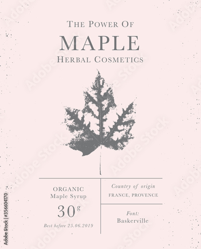 Set of labels of Natural organic herbal products. Vintage packaging design collection for Cosmetics, Pharmacy