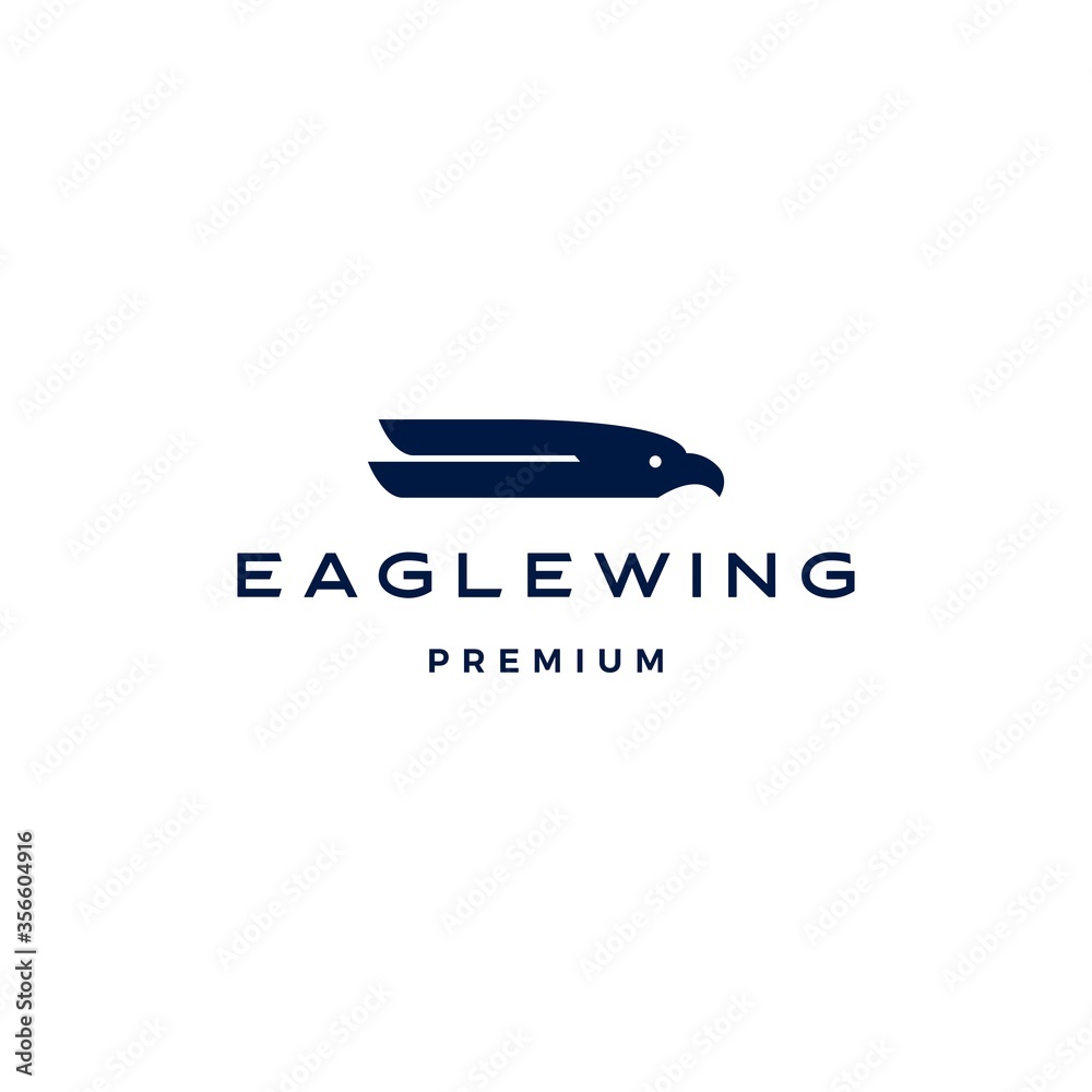 eagle wing bird logo vector icon illustration eagle wing bird logo vector icon illustration