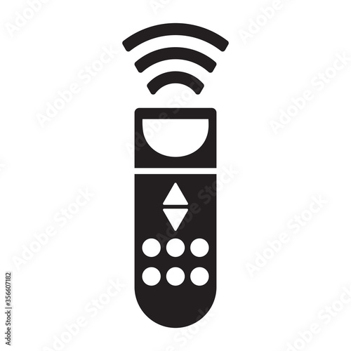 remote AC icon, vector icon technology