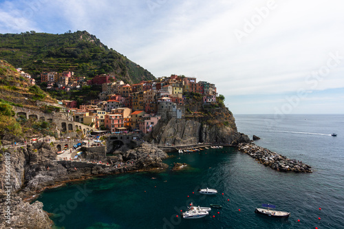 views  landscapes and the city around Manarola