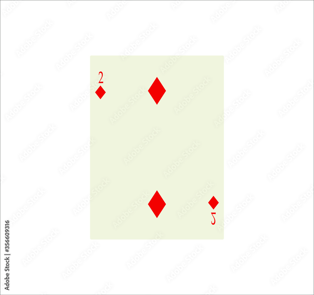 Obraz premium playing card. illustration for web and mobile design.