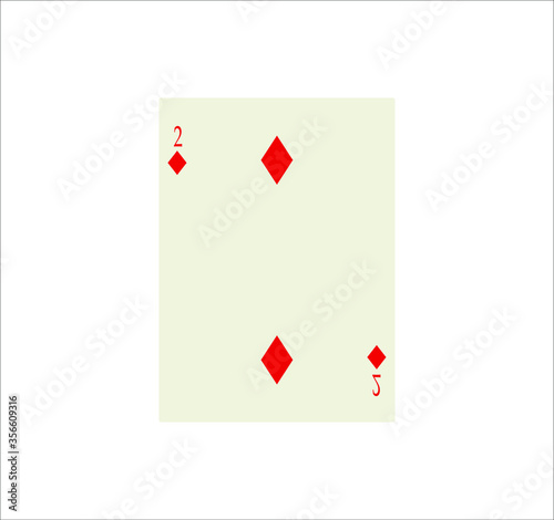 playing card. illustration for web and mobile design.