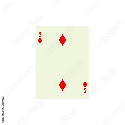 playing card. illustration for web and mobile design.