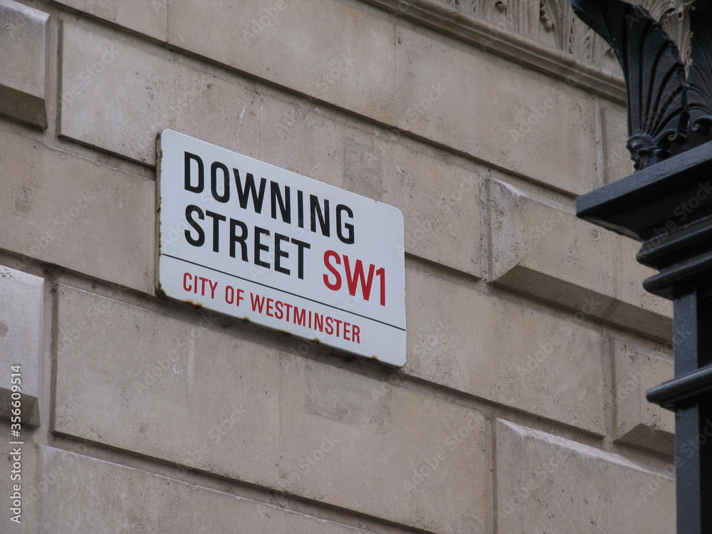 Naklejka premium London ,UK, famous street sign 