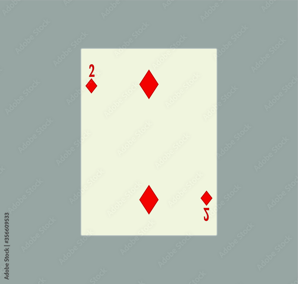 Obraz premium playing card. illustration for web and mobile design.