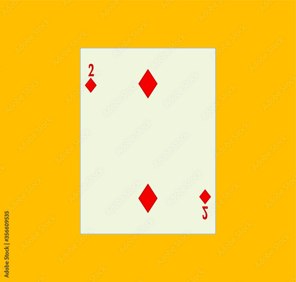Obraz premium playing card. illustration for web and mobile design.