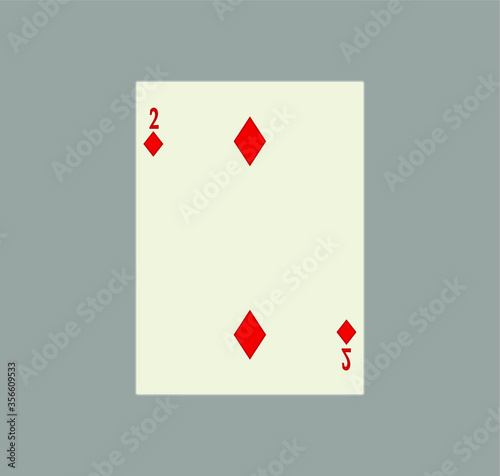 playing card. illustration for web and mobile design.