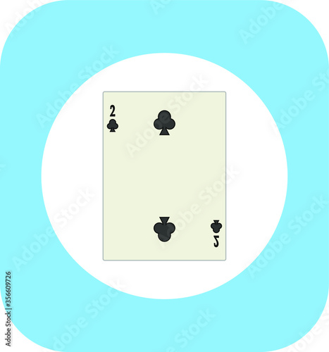 playing card. illustration for web and mobile design.