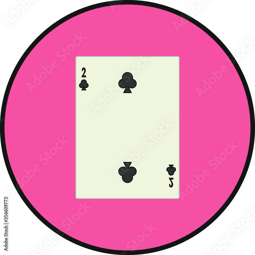 playing card. illustration for web and mobile design.