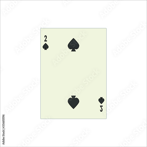 playing card. illustration for web and mobile design.