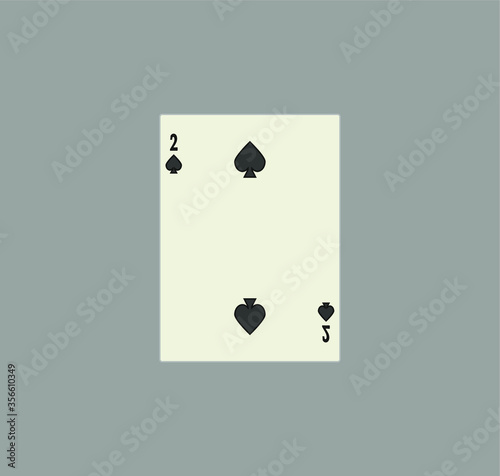 playing card. illustration for web and mobile design.