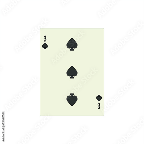 playing card. illustration for web and mobile design.