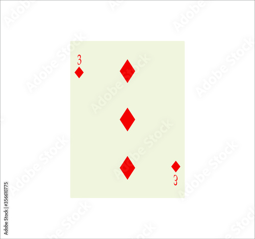 playing card. illustration for web and mobile design.