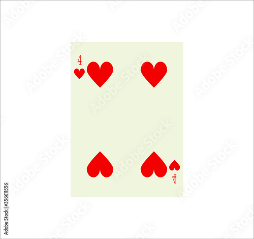 playing card. illustration for web and mobile design.