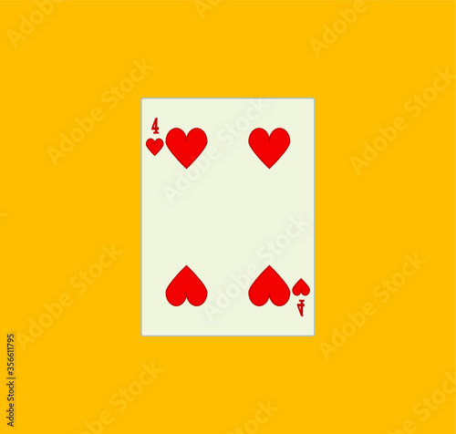 playing card. illustration for web and mobile design.