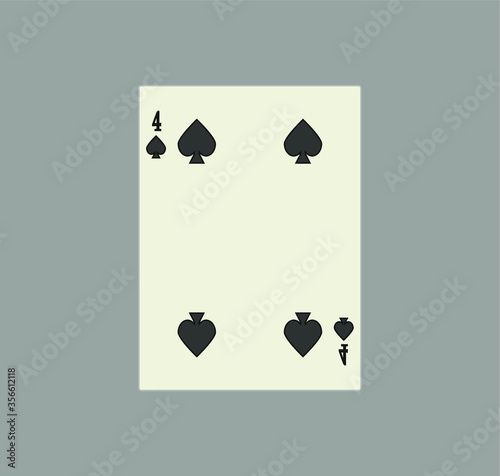 playing card. illustration for web and mobile design.
