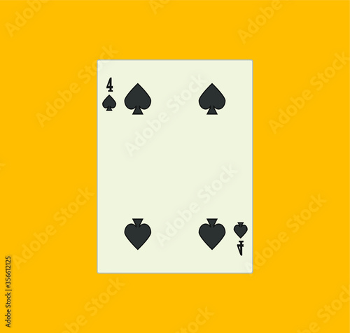 playing card. illustration for web and mobile design.