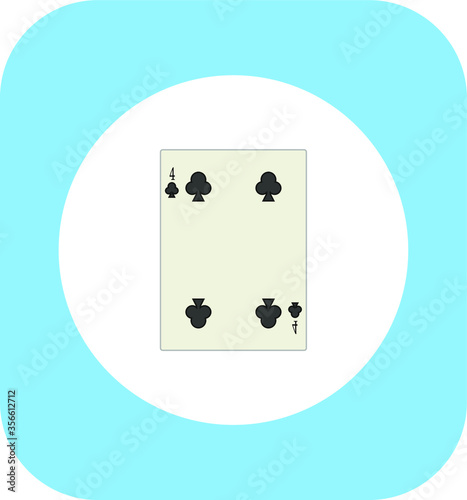 playing card. illustration for web and mobile design.