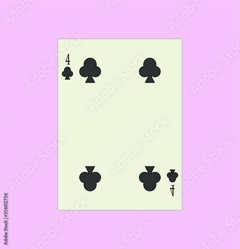 playing card. illustration for web and mobile design.