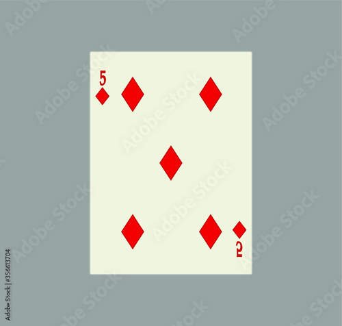 playing card. illustration for web and mobile design.