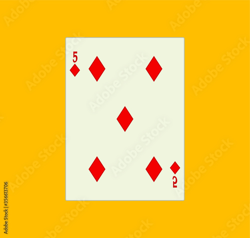 playing card. illustration for web and mobile design.