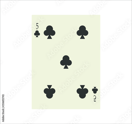 playing card. illustration for web and mobile design.