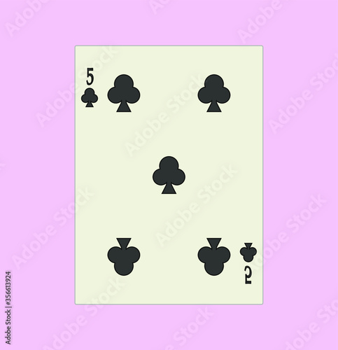 playing card. illustration for web and mobile design.