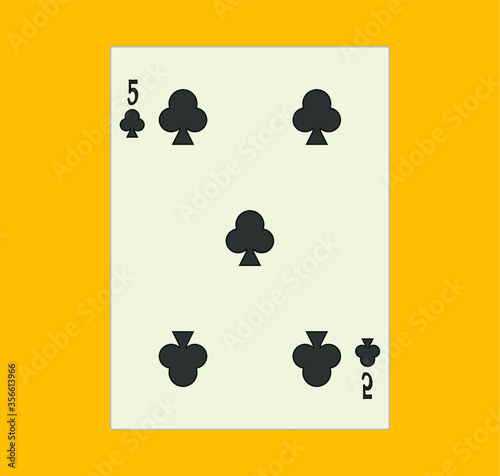 playing card. illustration for web and mobile design.