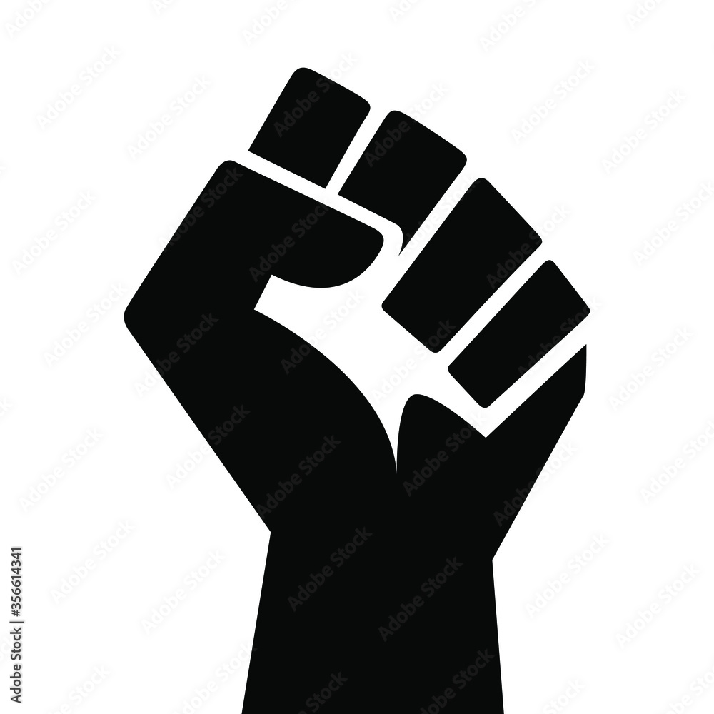 revolution hand freedom concept, protest hand vector isolated on white background revolution hand freedom concept, protest hand vector isolated on white background