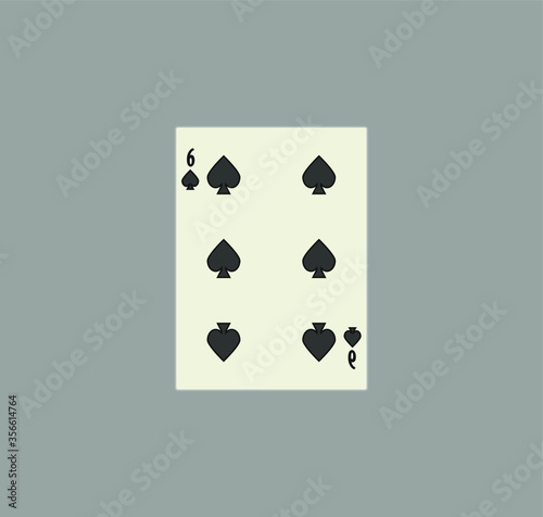 playing card. illustration for web and mobile design.