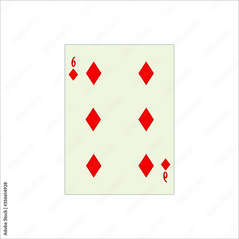 Obraz premium playing card. illustration for web and mobile design.