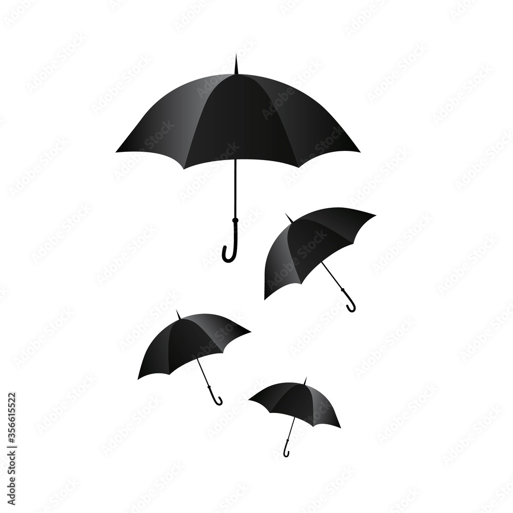 the logo cool umbrella illustration
