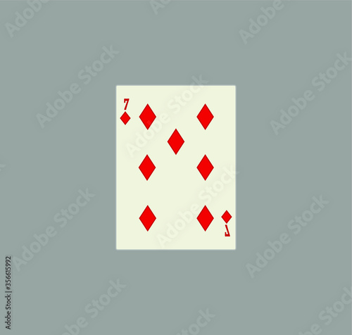 playing card. illustration for web and mobile design.