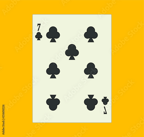 playing card. illustration for web and mobile design.
