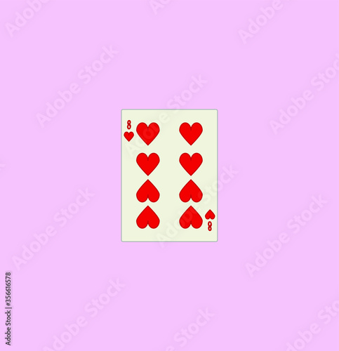 playing card. illustration for web and mobile design.