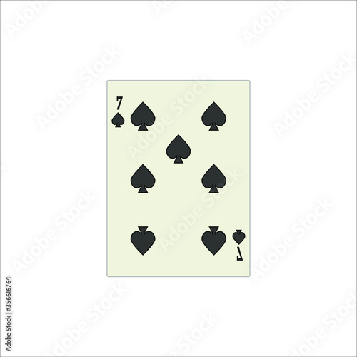 playing card. illustration for web and mobile design.