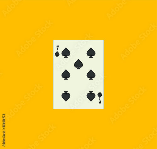 playing card. illustration for web and mobile design.