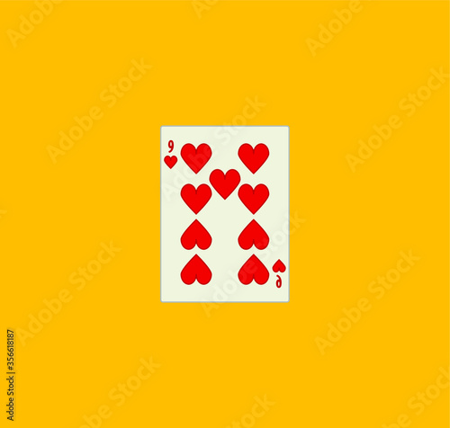 playing card. illustration for web and mobile design.