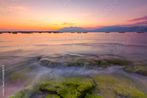 sunset at the beach