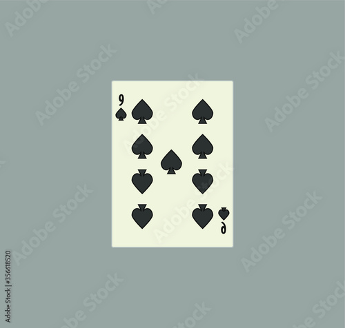 playing card. illustration for web and mobile design.