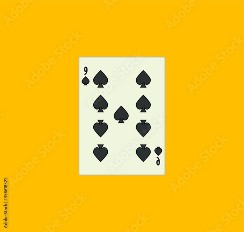 playing card. illustration for web and mobile design.