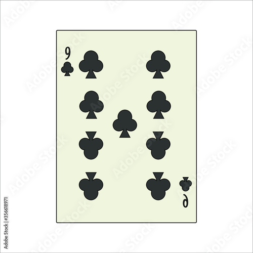 playing card. illustration for web and mobile design.